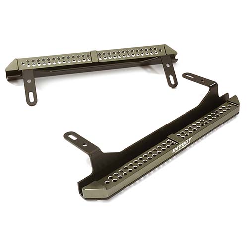 하비몬[#C28226GUN] Alloy Machined Side Step Plate Set for Traxxas TRX-4 Scale &amp; Trail Crawler (Gun)[상품코드]INTEGY