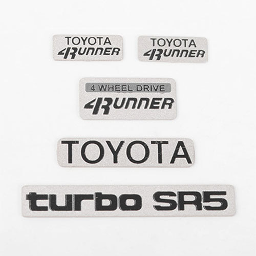 하비몬[#Z-S1926] 1985 Toyota 4Runner Emblem Set[상품코드]RC4WD