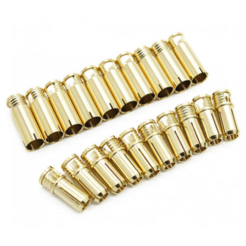 하비몬[#453000015-0 (88952)] 6mm Supra X Gold Bullet Connectors (10 pairs)[상품코드]RCPROPLUS