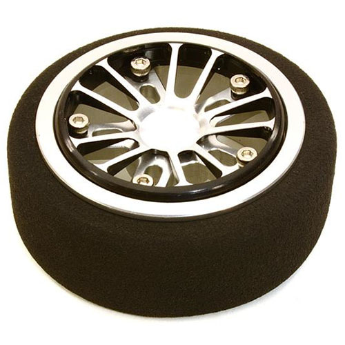 하비몬[#C26896BLACKSILVER] Billet Aluminum T2 Steering Wheel for Futaba 4PX/7PX Radios (Blacksilver)[상품코드]INTEGY