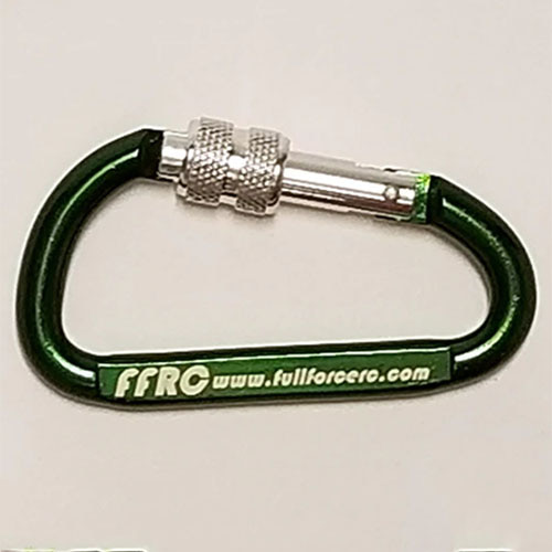 하비몬[#CARBLGGRN] FULLFORCE RC Laser Engraved Carabiner (Green)[상품코드]FULL FORCE RC