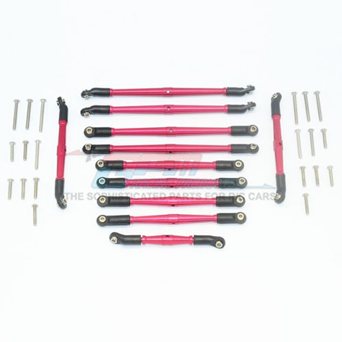 하비몬[#TRX6160-R-BEBK] TRX-6 Aluminum Adjustable Upper &amp; Lower Suspension Links[상품코드]GPM