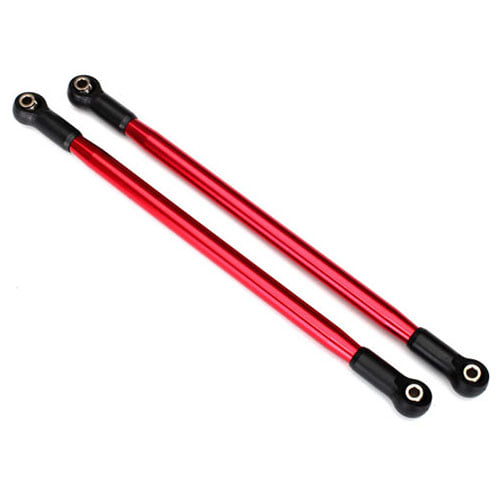 하비몬[#AX8542R] [2개입] UDR Aluminum Rear Upper Suspension Link (Red-Anodized 10x206mm) w/Hollow Balls[상품코드]TRAXXAS