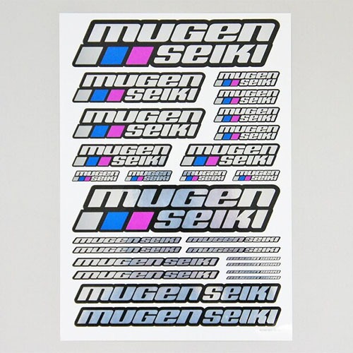 하비몬[#P0403] 12 Logo Sticker (Metallic) (크기 29.5 x 21cm)[상품코드]MUGEN SEIKI