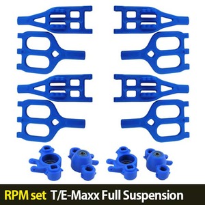 하비몬[RPM세트할인-8%] T/E-Maxx Full Suspension A-arms (Blue)[상품코드]-