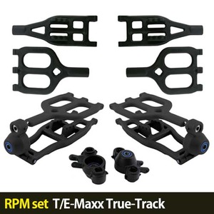 하비몬[RPM세트할인-8%] T/E-Maxx True-Track A-arms (Black)[상품코드]-