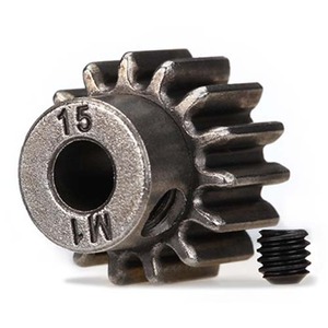 하비몬[#AX6487X] 15T Mod 1.0 Pinion Gear w/5mm Bore (Compatible w/Steel Spur Gears)[상품코드]TRAXXAS
