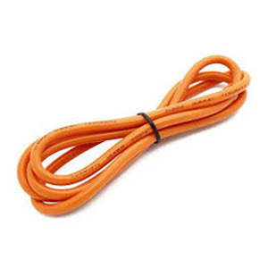하비몬[#171000718-0 (78186)] High Quality 12AWG Silicone Wire 1m (Orange)[상품코드]TURNIGY
