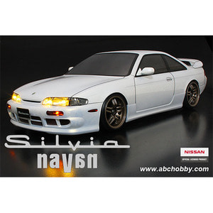 하비몬[단종] [#66189] [미도색바디] 1/10 Nissan S14 Silvia Navan Clear Body Set for Touring Drift[상품코드]ABC HOBBY