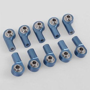 하비몬[#Z-S1360] [10개입] M3 Offset Short Aluminum Axial Style Rod End (Blue) (볼 M3｜로드 M3｜길이 20mm)[상품코드]RC4WD