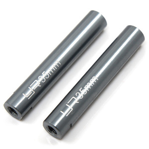 하비몬[#YA-0422] [2개입] Threaded Aluminum Link Pipe 6x35mm GunMetal[상품코드]YEAH RACING