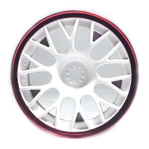 하비몬[#TA84243] MN Mesh Wheel White &amp; Red Rim/+2[상품코드]TAMIYA