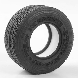 하비몬[Z-T0176] (2개입] Michelin X ONE® XZU® S 1.7&quot; Super Single Semi Truck Tires (크기 83.5 x 35.3mm)[상품코드]RC4WD