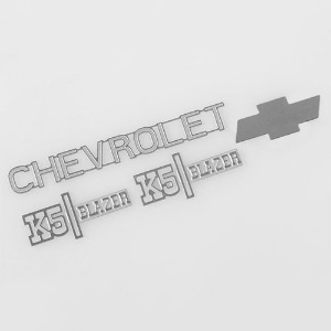 하비몬[#Z-S1560] Chevrolet Blazer Metal Emblem Set[상품코드]RC4WD
