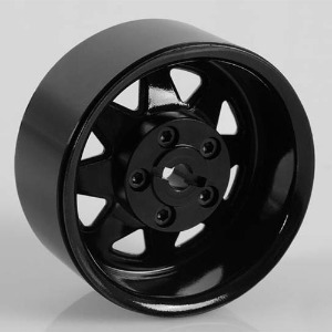 하비몬[Z-Q0023] (낱개 1개입 - 스페어 타이어용) 5 Lug Wagon 1.9&quot; Single Steel Stamped Beadlock Wheel (Black)[상품코드]RC4WD