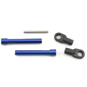 하비몬[#AX4944] Bellcrank Posts, Aluminum (2)/ Steering Link Threaded Rod (3X25mm)/ Long Rod Ends (2)[상품코드]TRAXXAS