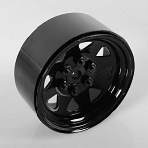 하비몬[단종] [Z-Q0001] (낱개 1개입 - 스페어 타이어용) 6 Lug Wagon 1.9&quot; Single Steel Stamped Beadlock Wheel (Black)[상품코드]RC4WD