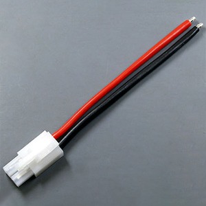 하비몬[#BM0027] [피그 테일｜커넥터 + 케이블] Pigtail - Tamiya Male Cable 10cm/14AWG Silicone Wire[상품코드]BEST-RCMODEL