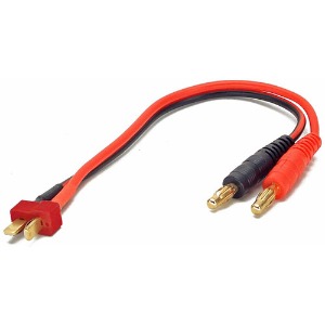 하비몬[#BM0003] [딘스 충전잭] Charging Lead - Deans (T-Plug)/14AWG Silicone Wire 20cm (충전 케이블)[상품코드]BEST-RCMODEL