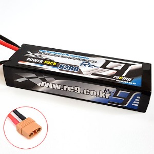 하비몬7.4V 8200mAh 100-200C 2S Hard Case Lipo Battery (XT90잭)[상품코드]RC9