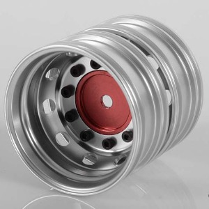 하비몬[#VVV-S0104] Boulder Semi Truck Rear Wheels with Cone Hub (Red) (Pair)[상품코드]RC4WD
