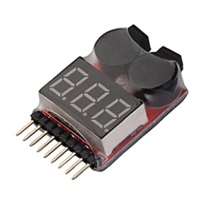 하비몬[#BM0196] 1~8S LIPO Voltage Tester/Low Voltage Checker Buzzer Alarm (리포알람/셀별 전압 확인)[상품코드]BEST-RCMODEL