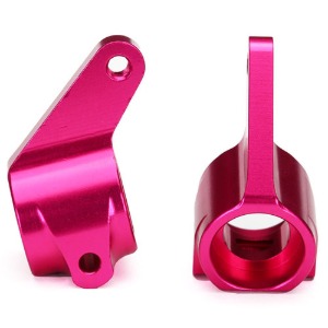 하비몬[#AX3636P] Steering Blocks, Rustler®/Stampede®/Bandit (2), 6061-T6 Aluminum (Pink-Anodized)/ 5x11mm Ball Bearings (4)[상품코드]TRAXXAS