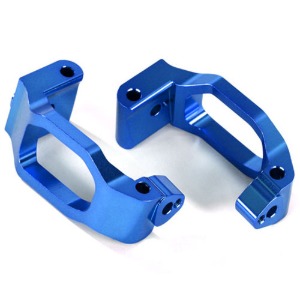 하비몬[#AX8932X] Caster Blocks (C-Hubs), 6061-T6 Aluminum (Blue-Anodized), Left &amp; Right/ 4x22mm Pin (4)/ 3x6mm Bcs (4)/ Retainers (4)[상품코드]TRAXXAS