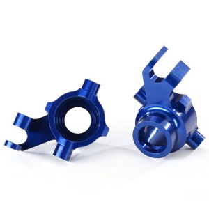 하비몬[#AX8937X] Steering Blocks, 6061-T6 Aluminum (Blue-Anodized), Left &amp; Right[상품코드]TRAXXAS