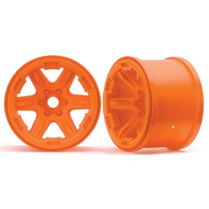 하비몬[#AX8671A] Wheels, 3.8&quot; (Orange) (2) (17mm Splined)[상품코드]TRAXXAS