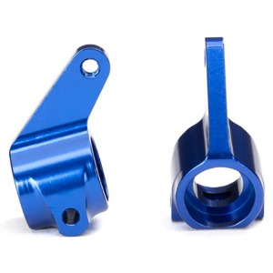 하비몬[#AX3636A] Steering Blocks, Rustler®/Stampede®/Bandit (2), 6061-T6 Aluminum (Blue-Anodized)/ 5x11mm Ball Bearings (4)[상품코드]TRAXXAS