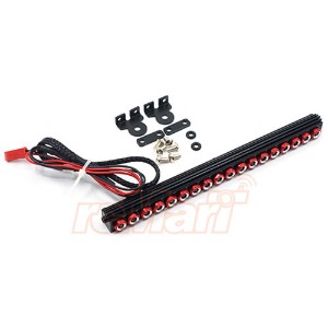 하비몬[#YA-0507RD] 1/10 Aluminum White LED Light Bar 145mm Red for Crawler (7.2V)[상품코드]YEAH RACING