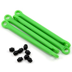 하비몬[#AX7118G] Push Rod (Molded Composite) (Green) (4)/ Hollow Balls (8)[상품코드]TRAXXAS