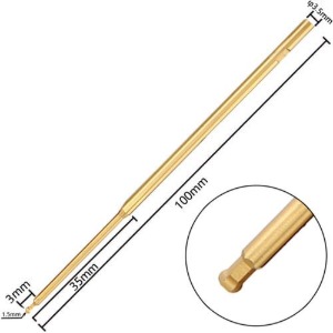 하비몬[#BM0267] [육각 볼 렌치 교체용 팁] Allen Wrench Replacement Tip - Ball-Hex 1.5mm (HSS Titanium Plated)[상품코드]BEST-RCMODEL