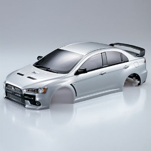 하비몬[#KB48004] 1/10 Mitsubishi Lancer Evolution X Body Finished w/Light Bucket (Silver｜킬러바디 완제품)[상품코드]KILLERBODY