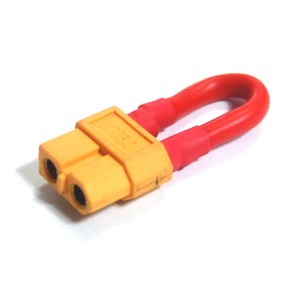 하비몬[#BM0280] Single Battery Loop Adapter - XT60/14AWG (배터리 점퍼 커넥터)[상품코드]BEST-RCMODEL