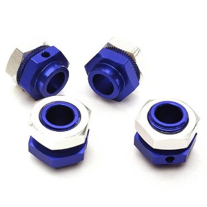 하비몬[#C28667BLUE] Billet Machined 17mm Wheel Adapters for Arrma Kraton 6S BLX Brushless Truggy (Blue)[상품코드]-