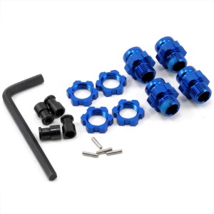 하비몬[#AX6856X] 17mm Aluminum Wheel Adapter Set (Blue) (for Slash 4x4, Stampede 4x4, Rally)[상품코드]TRAXXAS