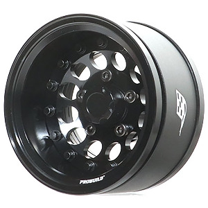 하비몬[#BRPB15502BKBK] [2개입] ProBuild™ 1.55&quot; R12 Adjustable Offset Aluminum Beadlock Wheels (Black/Black)[상품코드]BOOM RACING