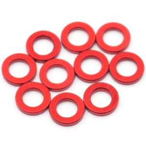 하비몬[#XP-10240] [10개입] Aluminum Shim 3x5.5x1.0mm (Red) (M3 스페이서)[상품코드]XPRESS