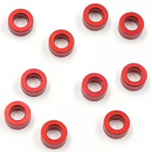 하비몬[#XP-40158] [10개입] Aluminum Shim 3x5.5x2.5mm (Red) (M3 스페이서)[상품코드]XPRESS