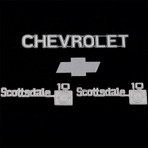 하비몬[#Z-S0861] RC4WD Chevrolet K10 Metal Emblem Set[상품코드]RC4WD