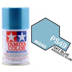 하비몬[#TA86049] PS-49 Sky Blue Anodized Aluminum (타미야 캔 스프레이 도료 PS49)[상품코드]TAMIYA