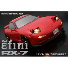하비몬[단종] [#66157] [미도색바디] 1/10 Mazda efini RX-7 FD3S Early Ver 196mm Clear Body Set (for RC Touring, Drift)[상품코드]ABC HOBBY