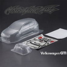 하비몬[#PC201005] 1/10 Volkswagen Golf GTI Body Shell w/Light Bucket, Decal (Clear｜미도색)[상품코드]MATRIXLINE